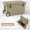 Portable Hard Cooler 75 Qt with Wheels and Extended Ice Retention